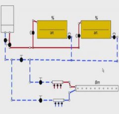 комбинированная система отопления двухтрубная