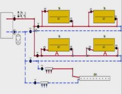 комбинированная система отопления однотрубная