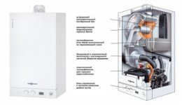 Настенный двухконтурный газовый котел Viessmann Vitodens 100w