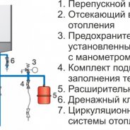 Обвязка Газового Одноконтурного Котла Отопления Схема